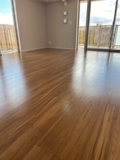 木目の雰囲気そのままで保護