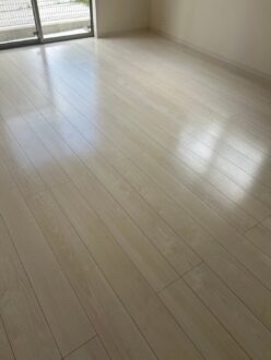 床の透明感が増してとても綺麗です