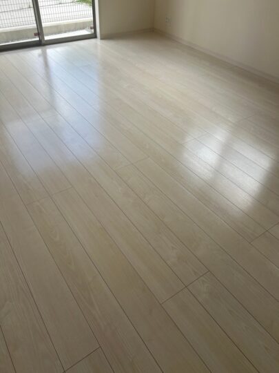 床の透明感が増してとても綺麗です